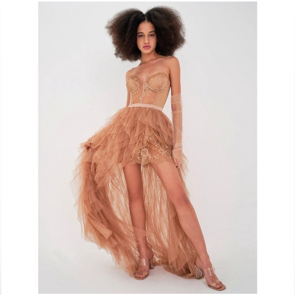 For love and lemons X revolve tulle maxi dress